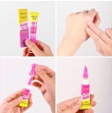 Voděodolný čirý fixační gel na obočí 7 ml 9,5 x 1,5 cm s vestavěným kartáčkem s 24hodinovou výdrží pro tvarování a zvednutí obočí 2