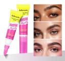Voděodolný čirý fixační gel na obočí 7 ml 9,5 x 1,5 cm s vestavěným kartáčkem s 24hodinovou výdrží pro tvarování a zvednutí obočí 6