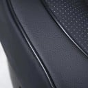 Voděodolný kožený autopotah s kapsičkou 52x49 cm Ochranný potah na autosedačku Prémiová umělá kůže Auto doplněk Komfortní sedák Čalounění 9