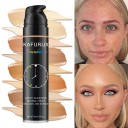 Voděodolný krémový make-up 30 ml v 8 odstínech s 24hodinovou výdrží pro krytí nedokonalostí, sjednocení a rozjasnění tónu pleti 2