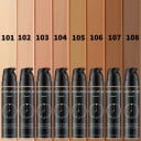 Voděodolný krémový make-up 30ml v 8 odstínech s 24hodinovou výdrží pro krytí nedokonalostí, sjednocení a rozjasnění tónu pleti 6