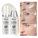 Voděodolný tekutý make-up 30 ml 12 x 3 cm s plným krytím, SPF 50 a funkcí změny barvy pro sjednocení a rozjasnění tónu pleti 2