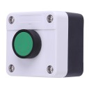 Voděodolný tlačítkový spínač okamžitý 68×68 mm ABS zelený pro automatické otvírače bran a východová tlačítka 4