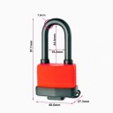 Voděodolný visací zámek s prodlouženým obloukem 40 mm 97,1 × 48,6 mm průměr třmenu 7,6 mm pro venkovní použití a zabezpečení 2