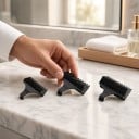 Vodicí hřebeny na zastřihovač vlasů 6 až 12 mm Univerzální hřebenové nástavce Černé Kadeřnické příslušenství pro střední délky střihu 2