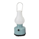 Vodoodolná kempingová lampa 17 x 8 cm LED svietidlo na 3 AA batérie 2 režimy osvetlenia Prenosná vonkajšia lucerna ABS PP materiál 3