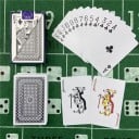 Vodoodolné plastové hracie karty 54 kusov s matným povrchom a motívom 6939 pre poker a žolíky 58 x 88 mm 1
