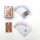 Vodoodolné plastové hracie karty s matným povrchom 54 kusov pre poker, žolíky alebo kanastu 58 x 88 mm 1