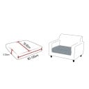 Vodoodolný poťah na opierku pohovky elastický a mäkký žakárová látka 80-100 x 50-65 cm ochrana sedacích súprav do obývacej izby 8