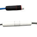 Vodotěsná RJ45 spojka IP67 přímý konektor 5 ks 105×18 mm poniklovaná měď pro prodloužení ethernetového kabelu venkovní použití 9