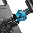 Vodotěsný magnetický držák telefonu na motocykl a kolo 360° otočný univerzální držák na řídítka s pouzdrem do deště a montážní sadou 4