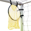 Voetbaldoel trainingsnet voor het oefenen van hoekschoten Eenvoudig te bevestigen aan het doel Hulpmiddel voor het verbeteren van nauwkeurigheid 2
