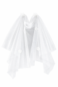 Voile blanc en tulle avec application florale Accessoire capillaire de mariage Voile léger et élégant pour un mariage et un enterrement 1