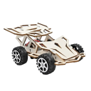Voiture en bois pliable télécommandée 4