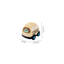 Voiture jouet autobus scolaire pour enfants pour garçons et filles à partir de 1 an Jouet sûr pour les tout-petits Cadeau pour les enfants de 1 à 3 ans Développement de la motricité et de l'imagination 2
