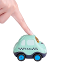 Voiture taxi pour enfants pour garçons et filles à partir de 1 an Jouet sûr pour les tout-petits Cadeau pour les enfants de 1 à 3 ans Véhicule 4