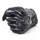 Vollfinger-Motorrad- und Motocross-Handschuhe mit Touchscreen-Funktion und Totenkopf-Print in Schwarz für Motorrad- und Offroad-Fahren 4