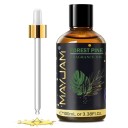 Vonnige olie 100 ml met druppelaar afmetingen 117 × 45 mm voor luchtbevochtiger aromatherapie voor het parfumeren van het interieur 25
