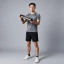 Voorlicht voor fiets W617 17 LED 2000–3000 lumen Accu 10000 mAh Met display Aluminium en plastic Zwart Opladen USB-C Voor racefietsen 4