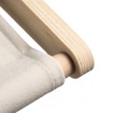 Vouwbare hamaka voor katten op het raam 45 x 34 cm Draagvermogen 20 kg Meervoudig hout en fluwelen hoes 4 zuignappen 85 mm Beige Zonder boren 8