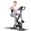 Vouwbare hometrainer met magnetische weerstand LCD-display 150 kg legering staal voor thuisfitness en hartslagmonitoring 1