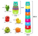 Vouwbekers met spuitende dieren - 14 stuks 4