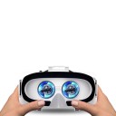 VR szemüveg mobiltelefonokhoz 4,5-től 6,53 hüvelykig 3D VR sisak állítható fejpánttal fehér és fekete színben 3