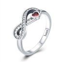 Vrouwen infinity ring D1820 6