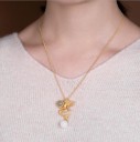Vrouwen zeemeermin ketting D613 6