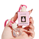 Vůně do auta přívěsek svěží parfém 8 ml skleněná lahvička růžová dekorace interiéru vozidla závěsný aroma difuzér 5