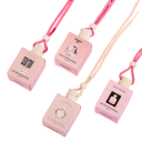 Vůně do auta přívěsek svěží parfém 8 ml skleněná lahvička růžová dekorace interiéru vozidla závěsný aroma difuzér 1