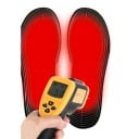 Vyhrievané vložky do topánok na batérie aj USB 1 pár s batériovými boxmi na členok Strihateľné EU 35–45 Ohrev až 50 °C 3