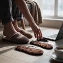 Vyhrievané vložky do topánok USB 1 pár Hnedé Flanelové Elektrické ohrievače nôh 5 V až 50 °C Prateľné pre zimnú obuv 6