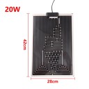 Vyhřívací podložka pro plazy 20W 28 x 42 cm s nastavitelnou teplotou a EU konektorem 5