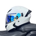 Výklopná helma na motorku s dvojitou sluneční clonou 30 x 25 x 25 cm Skořepina z ABS integrální se spoilerem pro skútr i čtyřkolku 6