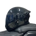 Výklopná helma na motorku s dvojitou sluneční clonou 30 x 25 x 25 cm Skořepina z ABS se spoilerem a ventilací pro skútr i motocykl 6