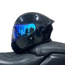 Výklopná helma na motorku s dvojitou sluneční clonou 30 x 25 x 25 cm Skořepina z ABS se spoilerem a ventilací pro skútr i motocykl 3