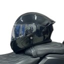 Výklopná helma na motorku s dvojitou sluneční clonou 30 x 25 x 25 cm Skořepina z ABS se spoilerem a ventilací pro skútr i motocykl 5