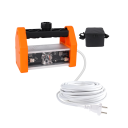 Výkyvná malířská lampa 15 W na kontrolu stěn s úhlem svitu 155° a 5 stupni jasu o rozměrech 15 x 10,7 cm s kabelem 8 m v oranžovém provedení 2
