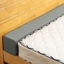 Výplň mezery mezi postelí a zdí dlouhá matrace polštář rozměr 220 x 25 x 5 cm měkká a odolná pro pohodlný a bezpečný spánek do ložnice 1