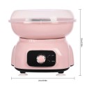 Výrobník cukrové vaty s křemennou topnou trubicí 500 W a rychlým nahřátím o rozměrech 22 x 23 cm v růžové barvě s tichým chodem do 45 dB 2