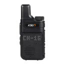 Vysílačka KSUT X-M6TFSI mini PMR446 ruční radiostanice s LED displejem Type-C nabíjení 86 x 50 x 23 mm černá pro volný čas a komunikaci 1