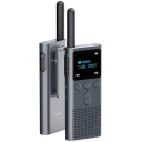 Vysílačka Xiaomi Walkie Talkie 2S s výkonem 4 W dosah 5 km barevný displej 1,77 palce USB-C hmotnost 139,5 g tmavě šedá na výlety 2