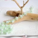 Vyšívaná stuha s korálky 1,5 cm x 91 cm Polyesterová dekorační páska pro zdobení šatů oděvů módních doplňků a svatebních dekorací 4