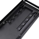 Výškově nastavitelná kytarová podnožka Skládací kovová opěrka pro nohu 4 polohy Protiskluzová černá podložka 25,4x10,2 cm 5
