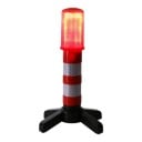 Výstražné LED svetlá 2 ks Teleskopické núdzové svetlá 17 cm Magnetické so stojanom Reflexné pruhy V kufríku Do auta 4