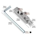 Vytahovač přetrženého drátu a zlomených trubek 7,5x1,3 cm a 12x3,6 cm Legovaná ocel Instalatérský nástroj na opravu ventilů a závitů 2