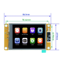 Vývojová deska TENSTAR ESP32 s 2,8" LCD displejem 240×320 TFT WiFi Bluetooth LVGL Podpora TF karet Mobilní aplikace 86×50 mm 3