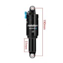 Vzduchový Tlumič SR Suntour Raidon 190 x 51 mm Zadní Odpružení Rámu S Lockoutem Černý Na Horské Kolo MTB A Celoodpružené Kolo 2