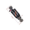 Vzduchový Zadní Tlumič Nárazů MEROCA 125 mm Zdvih 18 mm Oko 24 mm Slitina Černý Pro Horské Kolo Skútr a Skládací Kolo Cyklistické Díly 2